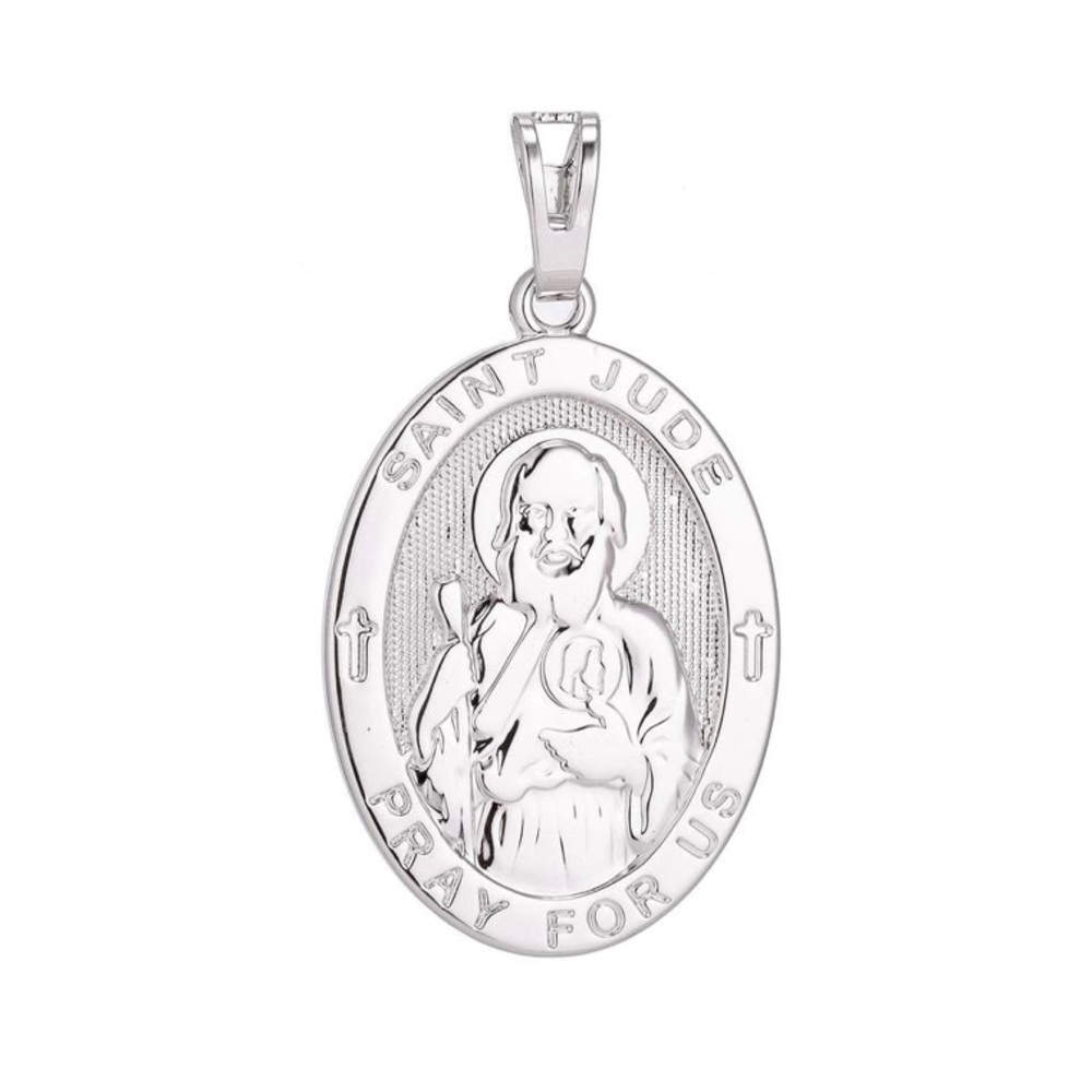 Saint Jude Necklace | Sterling Silver - Picture 6 of 6